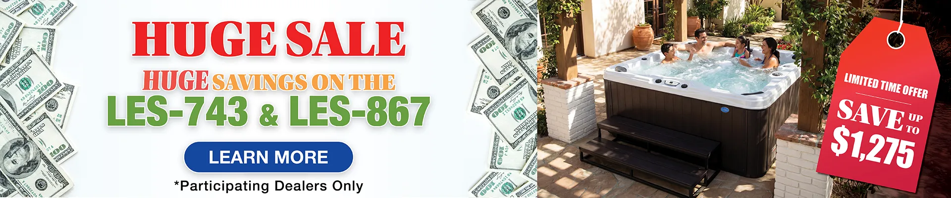 Calspas hot tub being used in a family setting - Chapel Hill